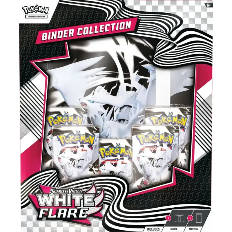 Pokémon - Escarlate e Violeta 10.5 - Fogo Branco e Raio Preto - White Flare Binder (Inglês) Pokémon - Escarlate e Violeta 10.5 - Fogo Branco e Raio Preto - White Flare Binder (Inglês)