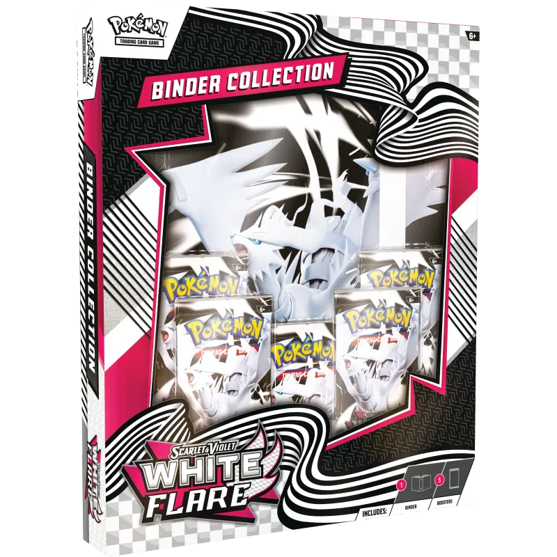 Pokémon - Escarlate e Violeta 10.5 - Fogo Branco e Raio Preto - White Flare Binder (Inglês) Pokémon - Escarlate e Violeta 10.5 - Fogo Branco e Raio Preto - White Flare Binder (Inglês)