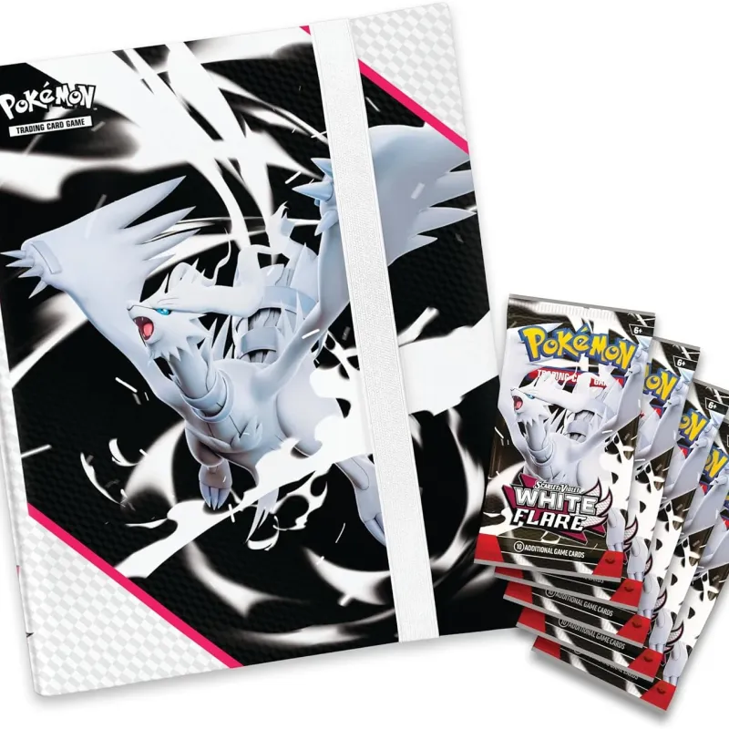 Pokémon - Escarlate e Violeta 10.5 - Fogo Branco e Raio Preto - White Flare Binder (Inglês)