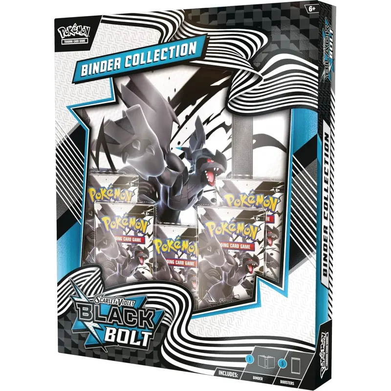 Pokémon - Escarlate e Violeta 10.5 - Fogo Branco e Raio Preto - Black Bolt Binder (Inglês) Pokémon - Escarlate e Violeta 10.5 - Fogo Branco e Raio Preto - Black Bolt Binder (Inglês)