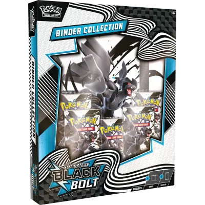 Pokémon - Escarlate e Violeta 10.5 - Fogo Branco e Raio Preto - Black Bolt Binder (Inglês)
