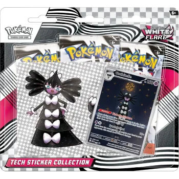 Pokémon - Escarlate e Violeta 10.5 - Fogo Branco - Tech Sticker Collection (Inglês)