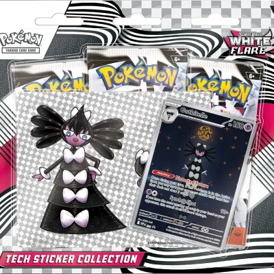 Pokémon - Escarlate e Violeta 10.5 - Fogo Branco - Tech Sticker Collection (Inglês)