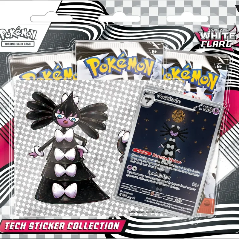 Pokémon - Escarlate e Violeta 10.5 - Fogo Branco - Tech Sticker Collection (Inglês)