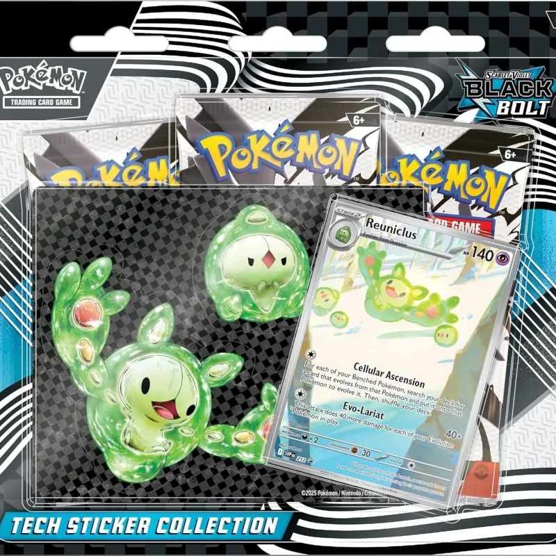 Pokémon - Escarlate e Violeta 10.5 - Raio Preto - Tech Sticker Collection (Inglês)