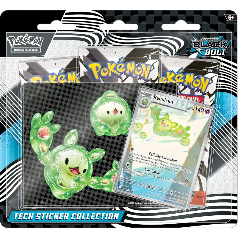 Pokémon - Escarlate e Violeta 10.5 - Raio Preto - Tech Sticker Collection (Inglês) Pokémon - Escarlate e Violeta 10.5 - Raio Preto - Tech Sticker Collection (Inglês)