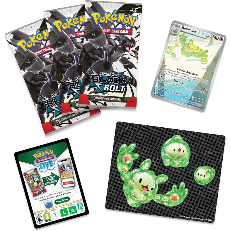 Pokémon - Escarlate e Violeta 10.5 - Raio Preto - Tech Sticker Collection (Inglês) Pokémon - Escarlate e Violeta 10.5 - Raio Preto - Tech Sticker Collection (Inglês)