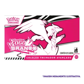 Pokémon - Escarlate e Violeta 10.5 - Fogo Branco e Raio Preto - Coleção Treinador Avançado - Fogo Branco(Português)