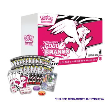 Pokémon - Escarlate e Violeta 10.5 - Fogo Branco e Raio Preto - Coleção Treinador Avançado - Fogo Branco(Português)