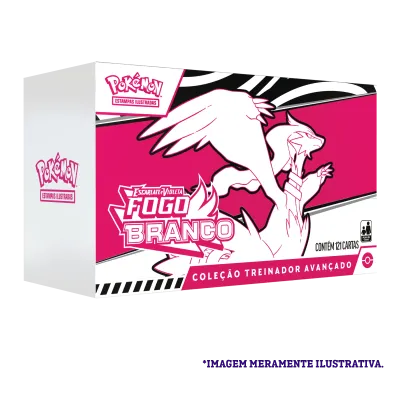 Pokémon - Escarlate e Violeta 10.5 - Fogo Branco e Raio Preto - Coleção Treinador Avançado - Fogo Branco(Português)
