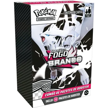 Pokémon - Escarlate e Violeta 10.5 - Fogo Branco - Combo De Booster Pokémon - Escarlate e Violeta 10.5 - Fogo Branco - Combo De Booster