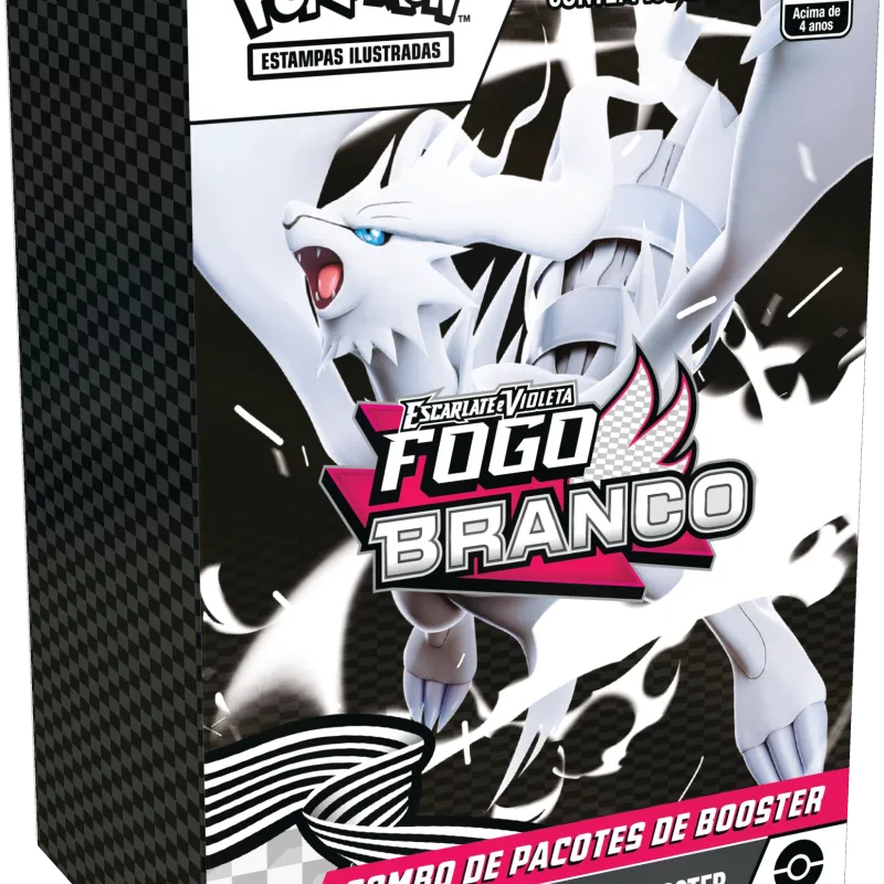 Pokémon - Escarlate e Violeta 10.5 - Fogo Branco - Combo De Booster