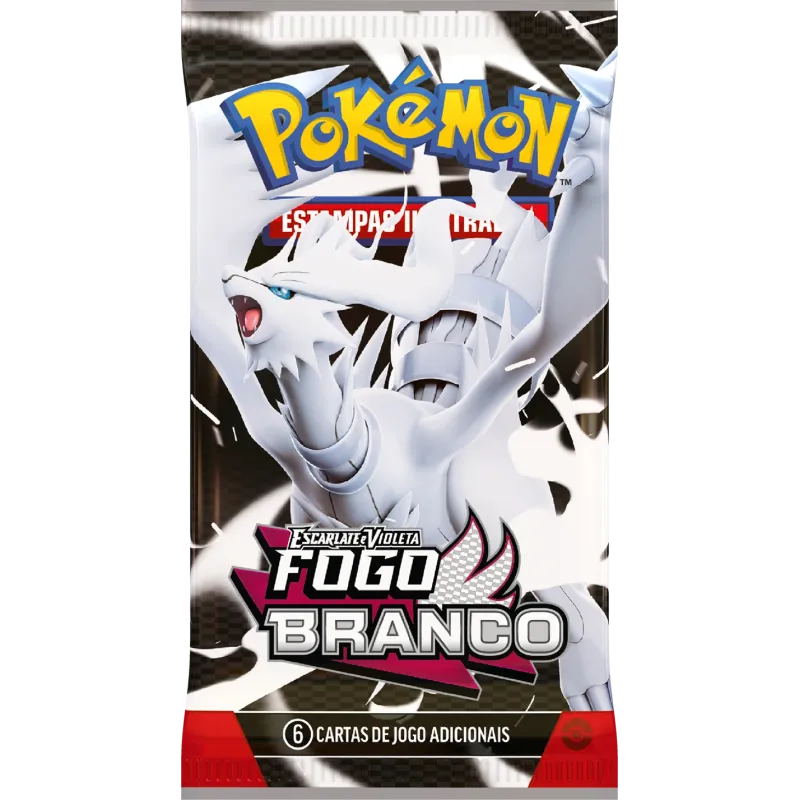 Pokémon - Escarlate e Violeta 10.5 - Fogo Branco - Booster Pokémon - Escarlate e Violeta 10.5 - Fogo Branco - Booster