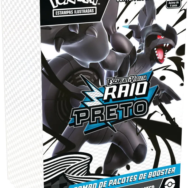 Pokémon - Escarlate e Violeta 10.5 - Raio Preto - Combo De Booster