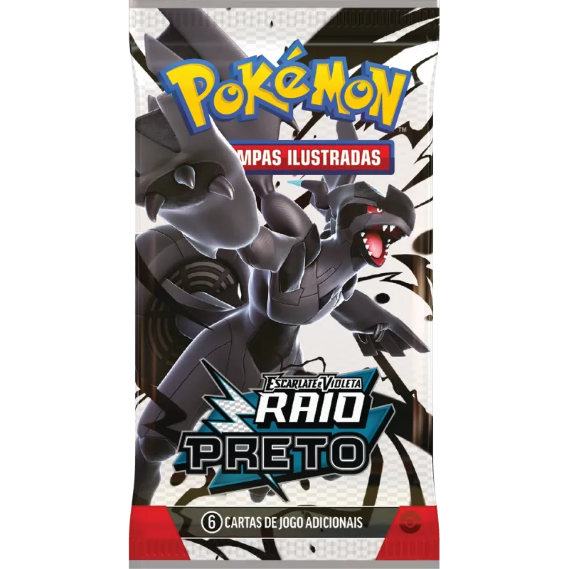 Pokémon - Escarlate e Violeta 10.5 - Raio Preto - Booster Pokémon - Escarlate e Violeta 10.5 - Raio Preto - Booster