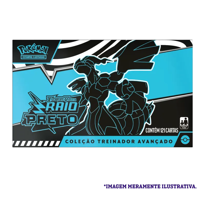 Pokémon - Escarlate e Violeta 10.5 - Fogo Branco e Raio Preto - Coleção Treinador Avançado - Raio Preto(Português) (Previsão de Envio 18/07/25) Pokémon - Escarlate e Violeta 10.5 - Fogo Branco e Raio Preto - Coleção Treinador Avançado - Raio Preto(Português) (Previsão de Envio 18/07/25)