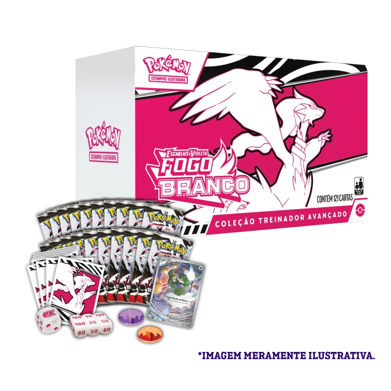 Pokémon - Escarlate e Violeta 10.5 - Fogo Branco e Raio Preto - Coleção Treinador Avançado - Fogo Branco(Português) (Previsão de Envio 18/07/25) Pokémon - Escarlate e Violeta 10.5 - Fogo Branco e Raio Preto - Coleção Treinador Avançado - Fogo Branco(Português) (Previsão de Envio 18/07/25)