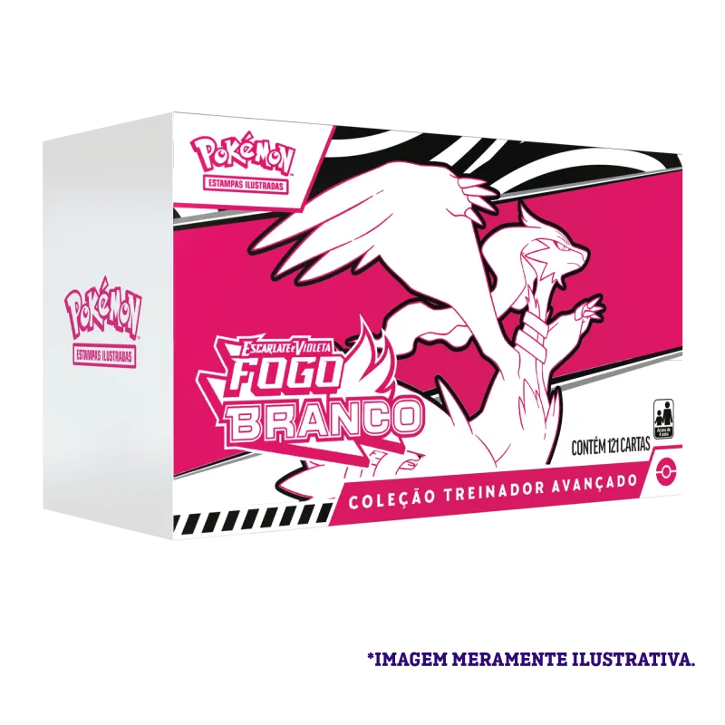Pokémon - Escarlate e Violeta 10.5 - Fogo Branco e Raio Preto - Coleção Treinador Avançado - Fogo Branco(Português) (Previsão de Envio 18/07/25) Pokémon - Escarlate e Violeta 10.5 - Fogo Branco e Raio Preto - Coleção Treinador Avançado - Fogo Branco(Português) (Previsão de Envio 18/07/25)