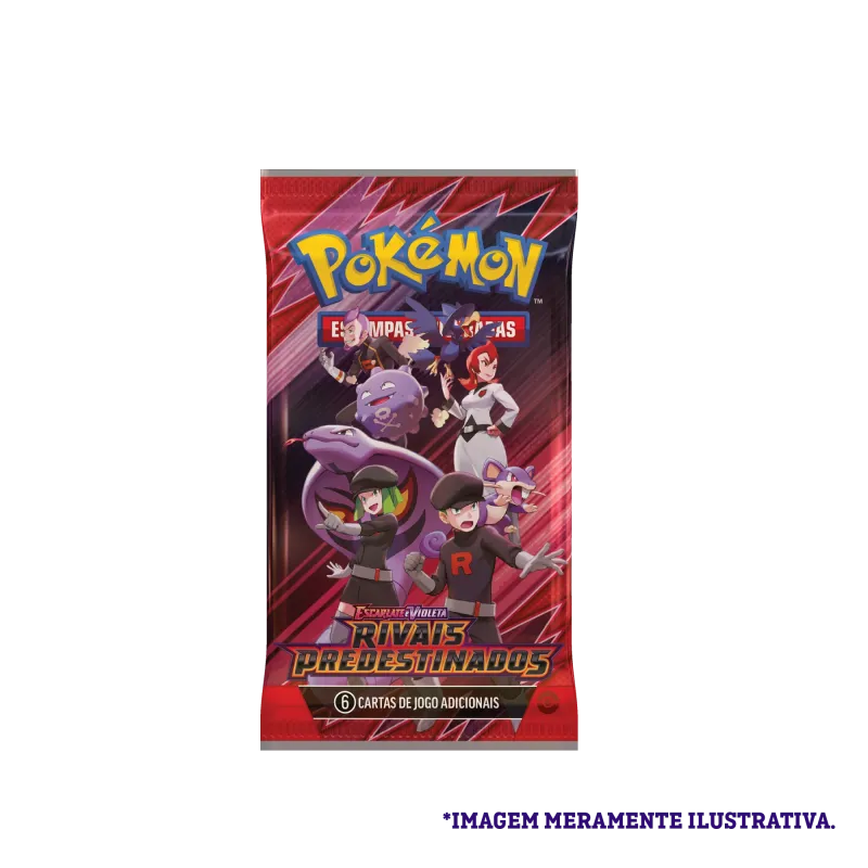 Pokémon - Escarlate e Violeta 10 - Rivais Predestinados - Booster Pokémon - Escarlate e Violeta 10 - Rivais Predestinados - Booster