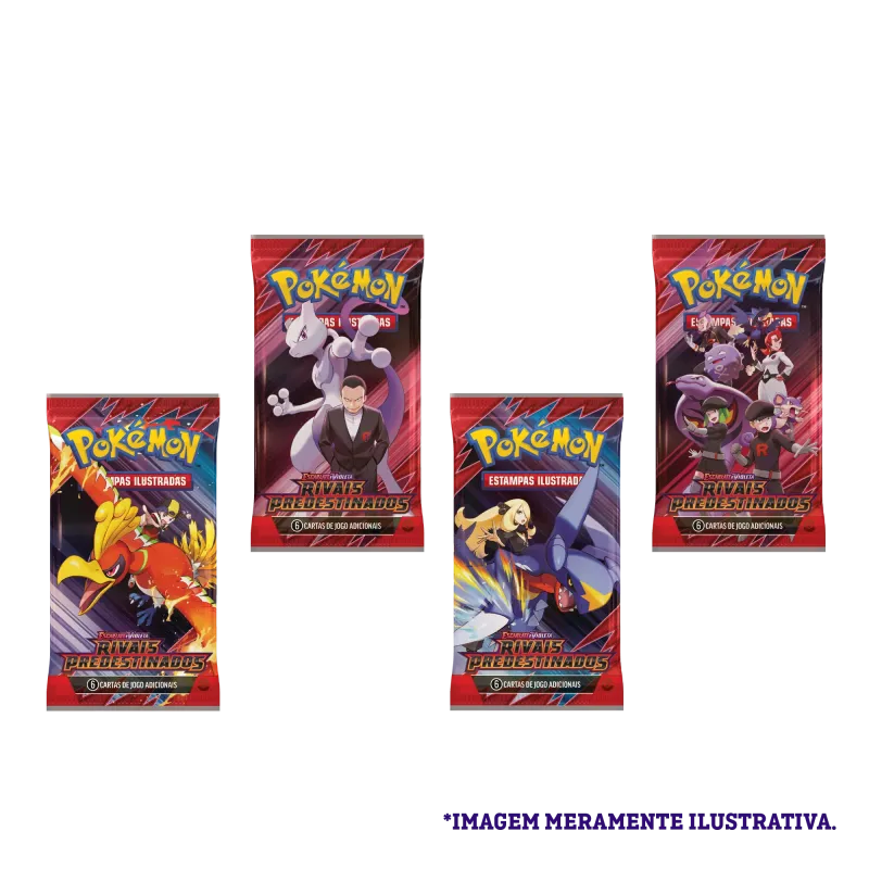 Pokémon - Escarlate e Violeta 10 - Rivais Predestinados - Booster Pokémon - Escarlate e Violeta 10 - Rivais Predestinados - Booster