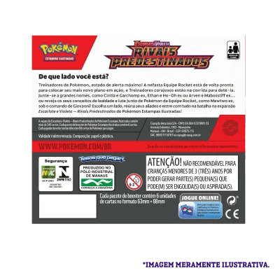 Pokémon - Escarlate e Violeta 10 - Rivais Predestinados - Booster Box