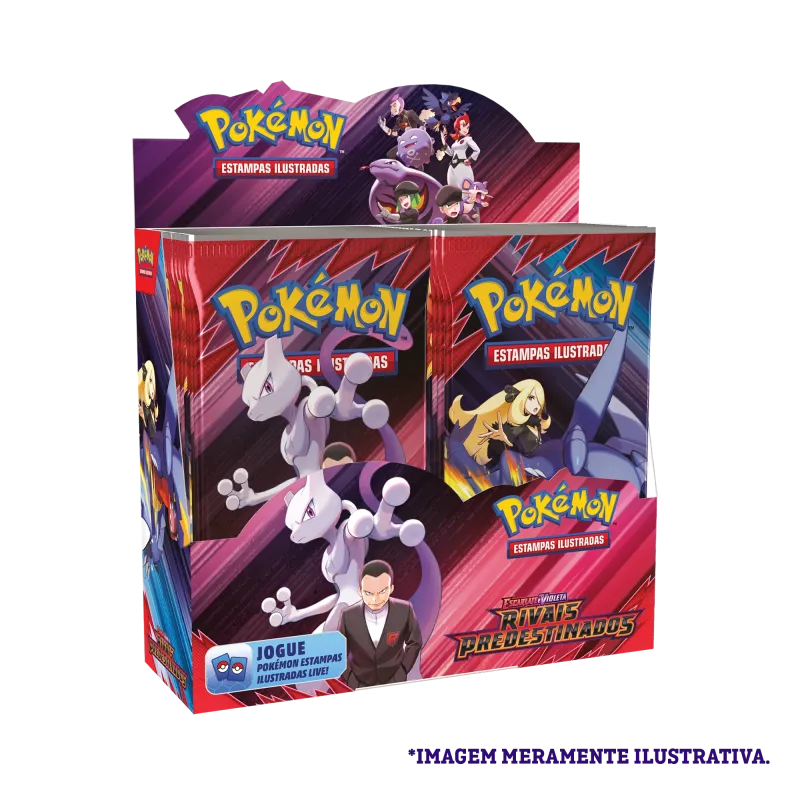 Pokémon - Escarlate e Violeta 10 - Rivais Predestinados - Booster Box Pokémon - Escarlate e Violeta 10 - Rivais Predestinados - Booster Box