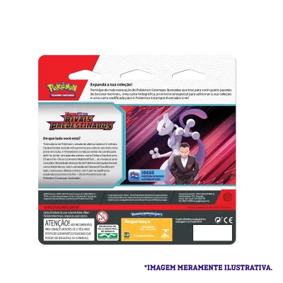 Pokémon - Escarlate e Violeta 10 - Rivais Predestinados - Blister com 4 booster + Eevee