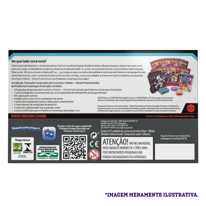 Pokémon - Escarlate e Violeta 10 - Rivais Predestinados - Coleção Treinador Avançado Pokémon - Escarlate e Violeta 10 - Rivais Predestinados - Coleção Treinador Avançado