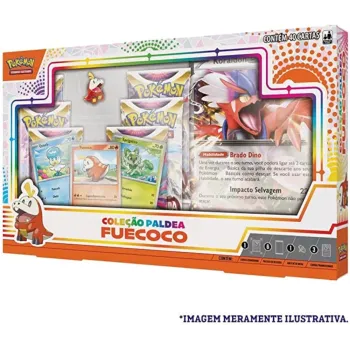Pokémon - Box Coleção Paldea Fuecoco + Koraidon EX Extragrande