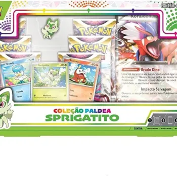 Pokémon - Box Coleção Paldea Sprigatito + Koraidon EX Extragrande
