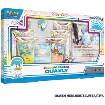 Pokémon - Box Coleção Paldea Quaxly + Miraidon EX Extragrande