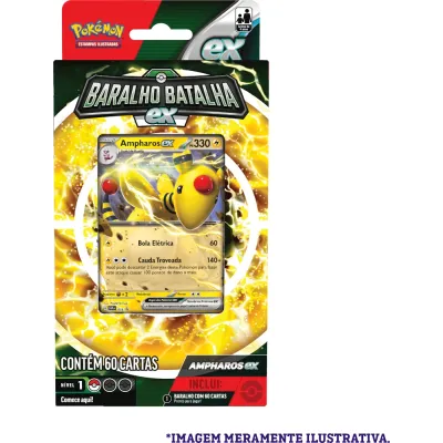 Pokemon - (Deck) Baralho Batalha EX - Ampharos EX