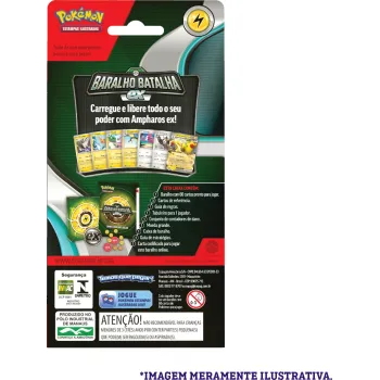 Pokemon - (Deck) Baralho Batalha EX - Ampharos EX