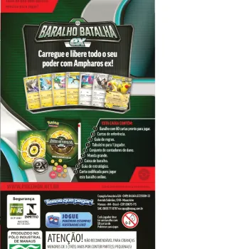 Pokemon - (Deck) Baralho Batalha EX - Ampharos EX