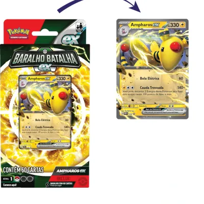 Pokemon - (Deck) Baralho Batalha EX - Ampharos EX