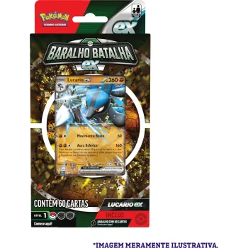 Pokemon - (Deck) Baralho Batalha EX - Lucario EX