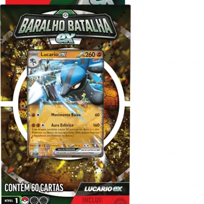 Pokemon - (Deck) Baralho Batalha EX - Lucario EX