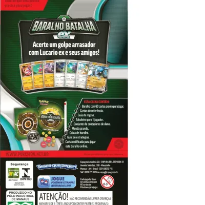 Pokemon - (Deck) Baralho Batalha EX - Lucario EX