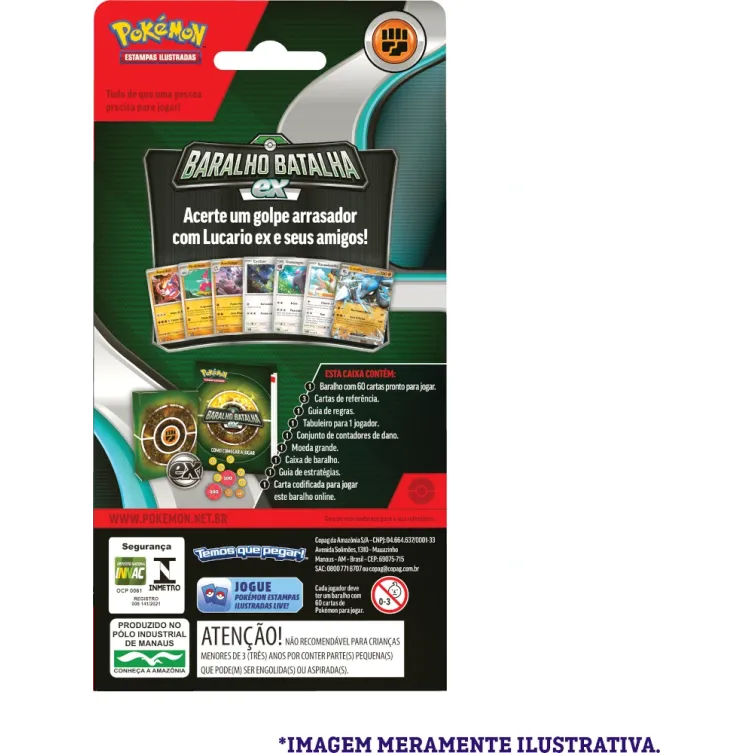 Pokemon - (Deck) Baralho Batalha EX - Lucario EX