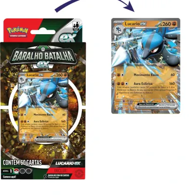 Pokemon - (Deck) Baralho Batalha EX - Lucario EX