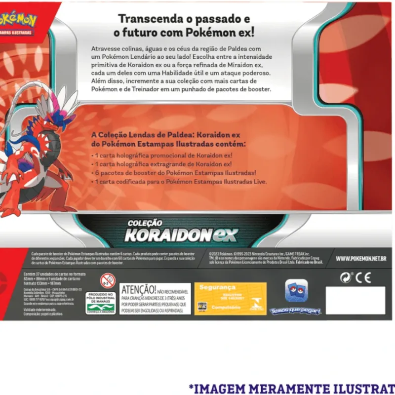 Pokémon - Box Lendas de Paldea - Koraidon EX