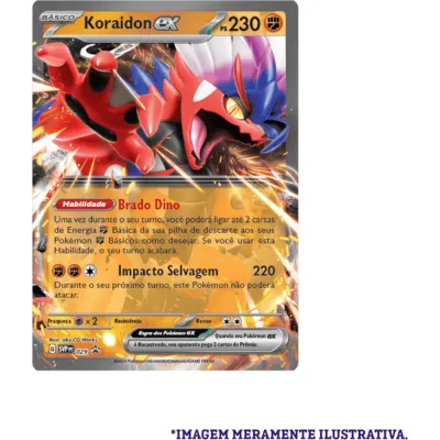 Pokémon - Box Lendas de Paldea - Koraidon EX