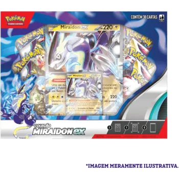 Pokémon - Box Lendas de Paldea - Miraidon EX