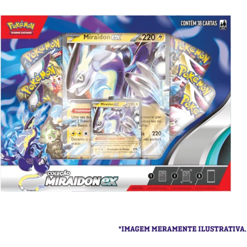 Pokémon - Box Lendas de Paldea - Miraidon EX