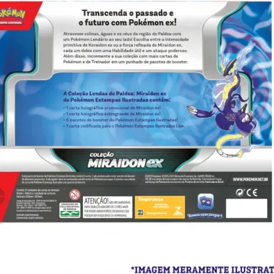 Pokémon - Box Lendas de Paldea - Miraidon EX