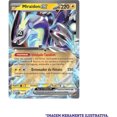 Pokémon - Box Lendas de Paldea - Miraidon EX