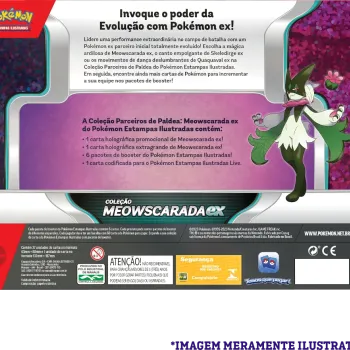 Pokémon - Box Parceiros de Paldea - Meowscarada EX