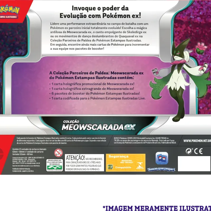 Pokémon - Box Parceiros de Paldea - Meowscarada EX