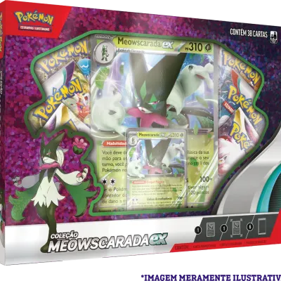 Pokémon - Box Parceiros de Paldea - Meowscarada EX