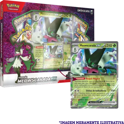 Pokémon - Box Parceiros de Paldea - Meowscarada EX